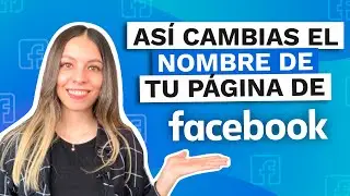 Como editar el Nombre de mi PAGINA DE FACEBOOK 2023