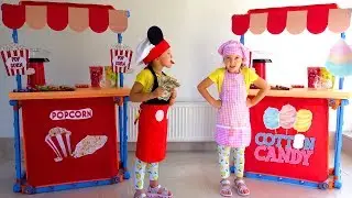 Ksysha VS Ksenia neighbor open Ice Cream Store | Ksysha Kids TV