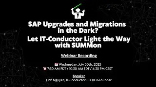 SAP Upgrades and Migrations using SUMMon — Is it better than SAP SUM? 🪄