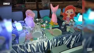 LITTLE MERMAID BIRTHDAY PARTY  | FINISH SETUP