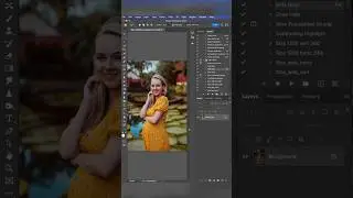 Как через Photoshop убрать “второй” подбородок? 