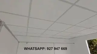 CIELO RASO DE TECNOPOR ECONOMICO / PERFILES DE BALDOSAS.