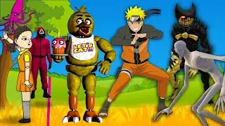어몽어스 오징어 게임 Squid Game / bendy / scp / naruto / chika
