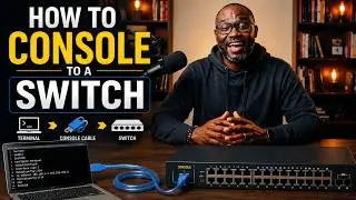 How to Console to a Switch Using PuTTY 1080p caption 1