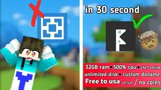 Get a Free Minecraft Server hosting in 2024 (No Scam) 😊