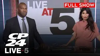 Search continues for murder suspect in Etobicoke | CP24 Live at Five for August 26, 2024