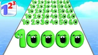 Tiktok Gameplay Video 2023 New Satisfying Mobile Game Latest Update: Number Masters, Count Masters
