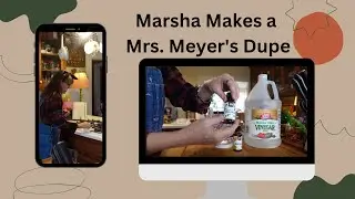 How to Make an All-Natural Mrs. Meyer's Cleaning Spray Dup for CHEAP!