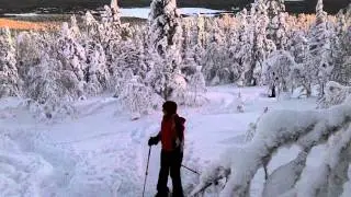 Yllas на снегоступах