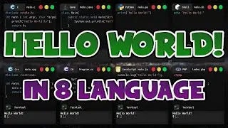 Hello World in 8 Languages - 
