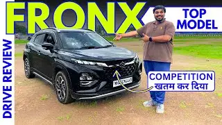 Maruti Suzuki Fronx Drive Review - Tata की गाड़ियों को सदमा लगने वाला है! TOP MODEL Variant छा गया 💥