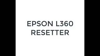 EPSON L360 RESETTER