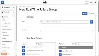 GS Premier: Create Part and Characteristic Optional Fields