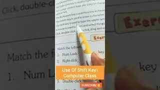 What is the use of SHIFT KEY in Computer। Shorts। Online computer class