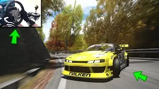 THIS is a tough place to drift - Assetto Corsa Steering Wheel Gameplay