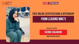 Free Online Certifications and Internship from Leading MNC's