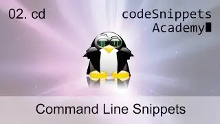 Command Line Tutorial 02. Changing Directories: cd