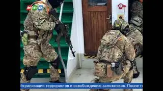 Пограничники провели антитеррористические учения в Черном море