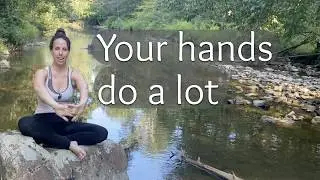 hand stretch interlace with thumb exercise