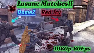 Gears of war 2: Ranked Guardian Playing With Pro Players RED ICY & DomeZ insane Matches!!