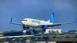 Landing Boeing 737-800 ZIBO MOD  / 4K ULTRA  Graphics