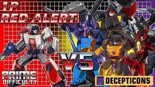 Transformers Devastation - Red Alert Vs Devastator and Decepticons (Prime difficulty)