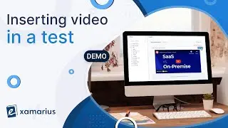 How to insert video in a test or quiz | Examarius | Video Question Type