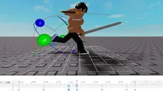 Roblox Sword Run Animation (Right hand, Both hand)