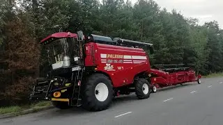 Received a new combine harvester Palesye GS-12 A-1