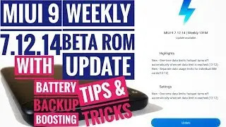 Redmi 4 | MIUI 9 7.12.14 Weekly Beta Rom Update Full Review, Features | Full Change Log | In Hindi