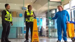 Bad Janitor VS Security!