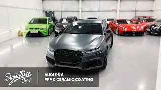 Audi RS 6 | Full Car Matte Paint Protection Film & Matte Ceramic Coating