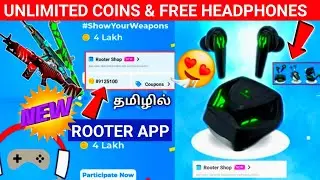 Rooter App Unlimited Coins  | Earning Trick | Tamil | Team Yuvan