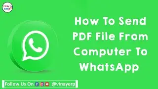 How to send PDF files from computer to WhatsApp || Manully PDF file Sending System || 