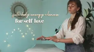 ASMR REIKI full body energy cleanse for self-love | plucking, positive affirmations, hand movements