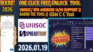 BADER TEC UNISOC SPREADTRUM TOOL 2026 [Beta] | For All SPD CPU | ONE CLICK UNLOCK OPPO INFINIX free 