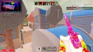 9mm is literally the best weapon ever. (Aimblox)