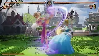 Rapunzel & Elsa vs Cinderella & Belle (Full Fight)