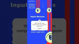 Core components of computer systems #computer #informationtechnology #inputdevices #outputdevices