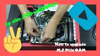 How to Upgrade M.2 Pcie Nvme SSD RAM Hp Slim 290 P0000ns  Disassembly