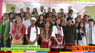 Devotional Song By Holy Cross Panisagar Students #holycrosspanisagar #youtubeshorts