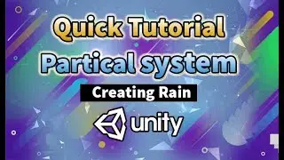 particle system in unity Rain vfx Effect