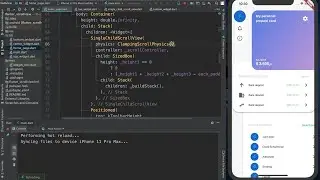 Flutter coding video