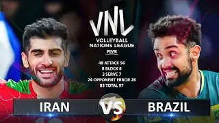 Iran vs Brazil | Men's VNL 2024
