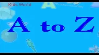 A to Z kids learning | Animated Video | Cartoon | English