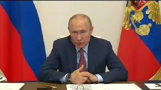 Видеоконференция 21 мая. Владимир Путин и Вениамин Кондратьев