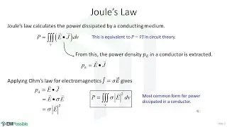 Lecture -- Power in Conductors