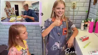 VLOG: Укрепляем эмаль зубов детям / Утренние процедуры / обед и ужин / Лепим пельмени всей семьей