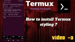 How to install Termux-styling | Cyber Realm24 | video -3