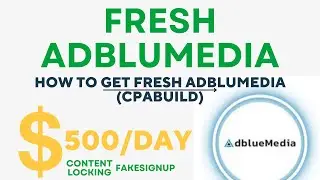 How to Get fresh active Adbluemedia account